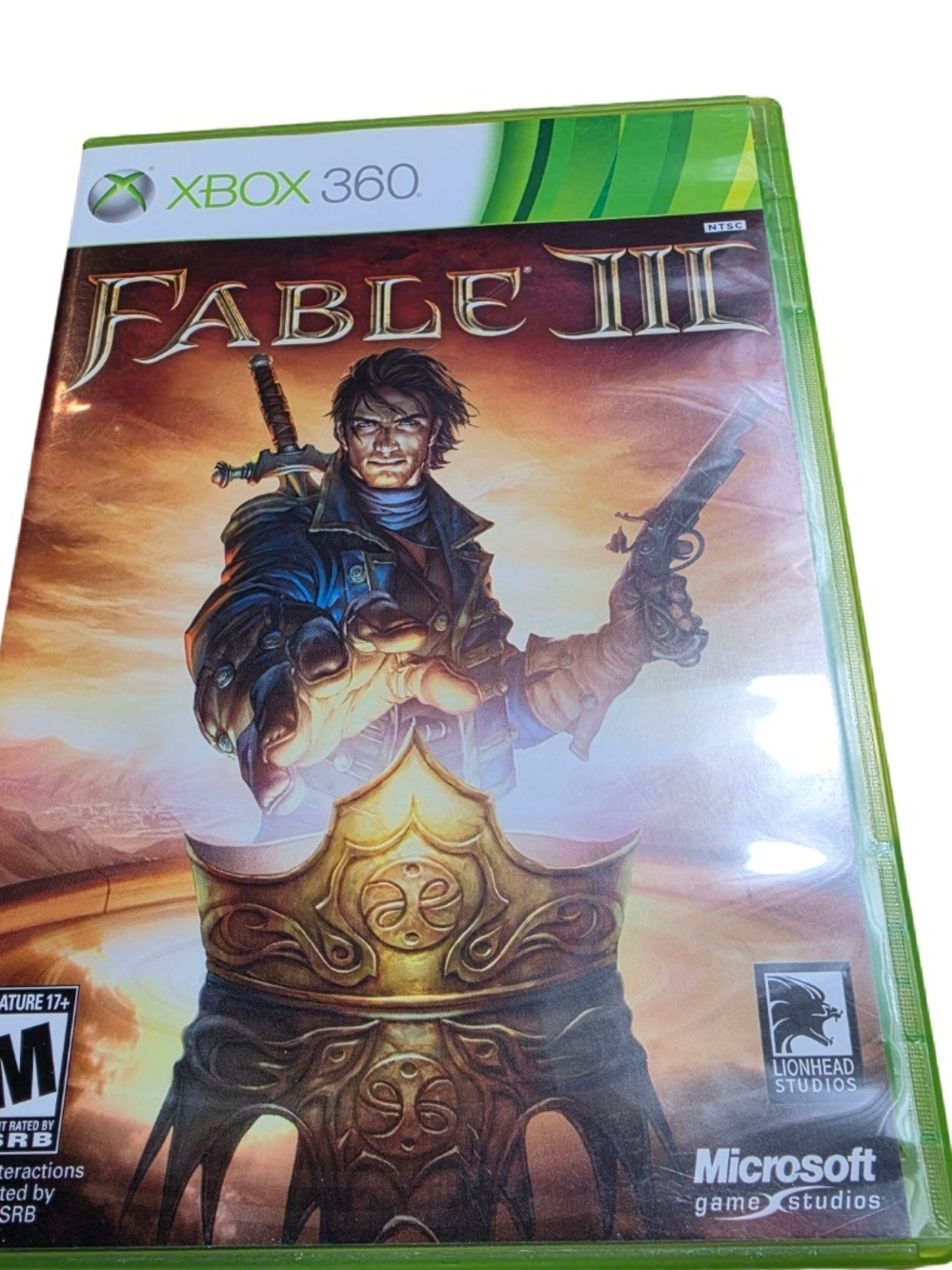 Microsoft Xbox 360 Fable III - Green Case